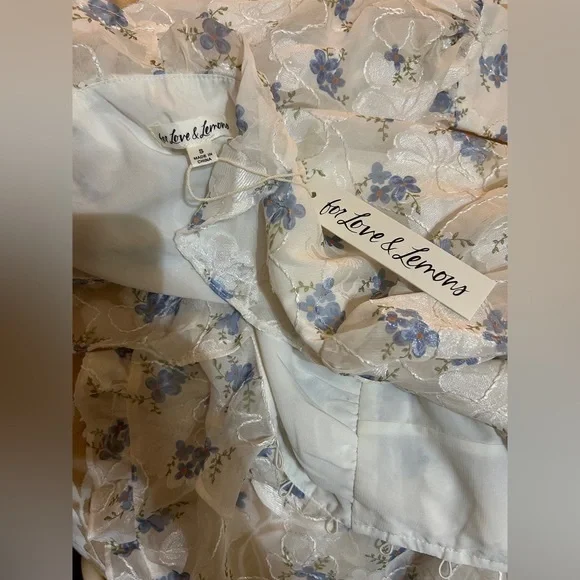 For Love and Lemons Jayleen Mini Dress- S - Picture 5 of 5